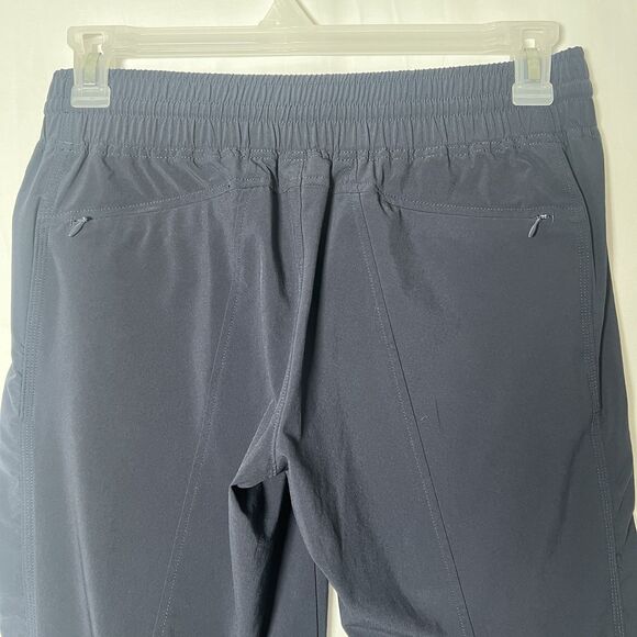 Athleta Women’s Athletic Pants Size 8 Ruched Pull On Elastic Waist Pockets - Picture 7 of 9